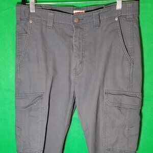 LEVIS 502 TAPER HYBRID CARGO PANTS Slate Blue Men 32x32 Ripstop Law Enforcement